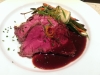 sliced rare tenderloin