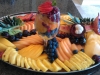 Fresh exotic fruit plate