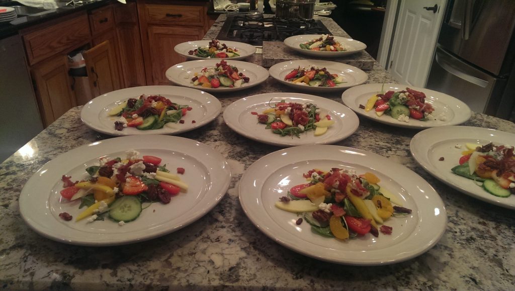 plated meals