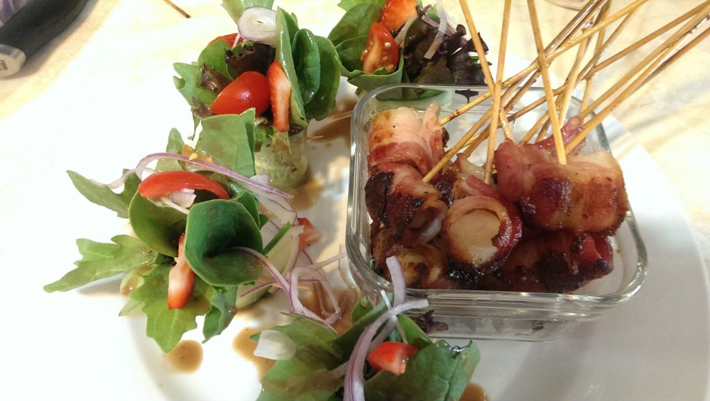 bacon wrapped scallops